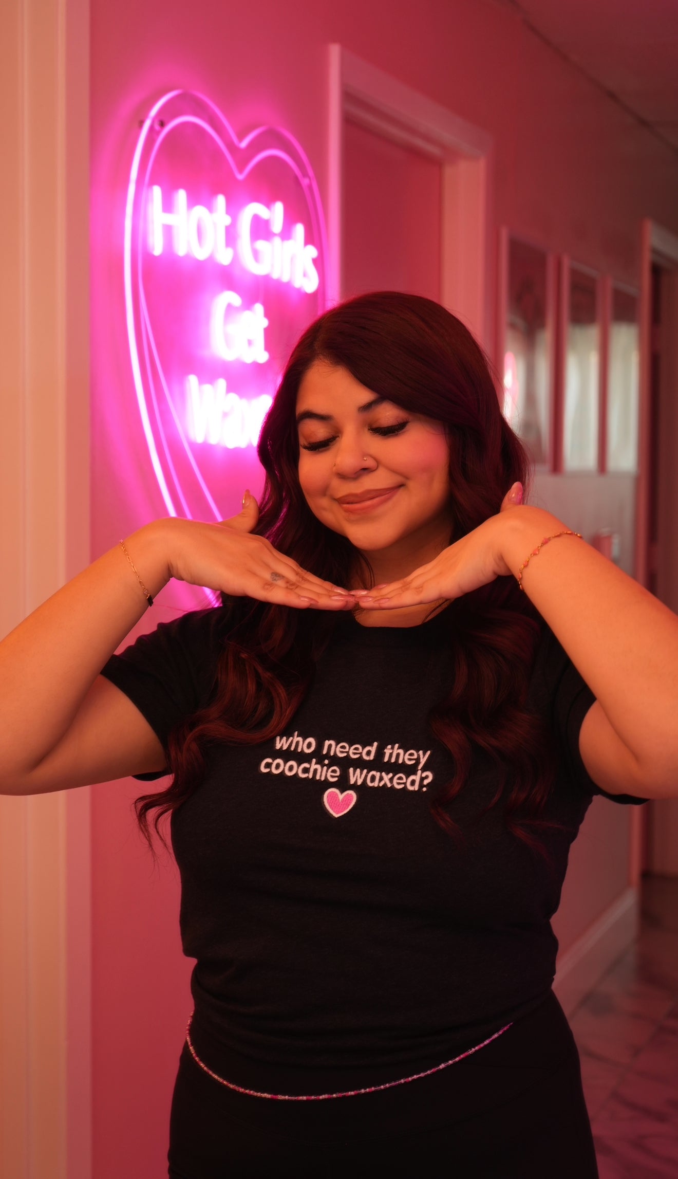 WHO NEED THEY COOCHIE WAXED?® T-SHIRT (embroidered)
